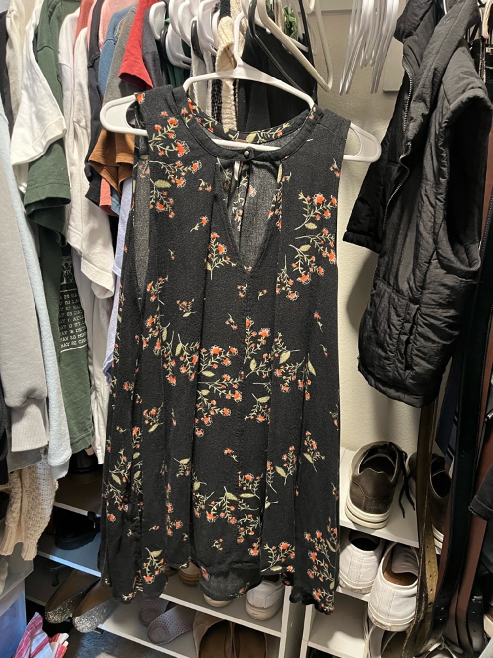 Free People Black Mini Dress